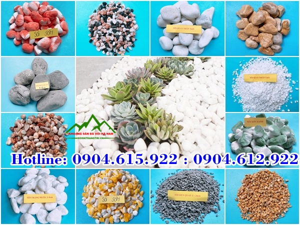sỏi đá trang trí sân vườn tiểu cảnh đẹp giá rẻ