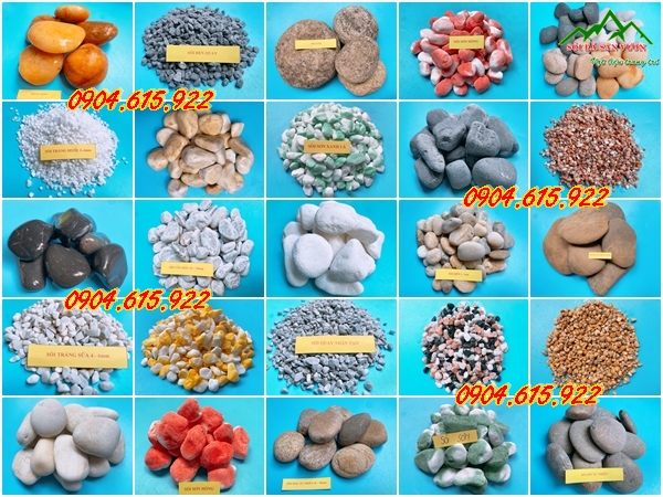sỏi đá trang trí sân vườn tiểu cảnh đẹp giá rẻ