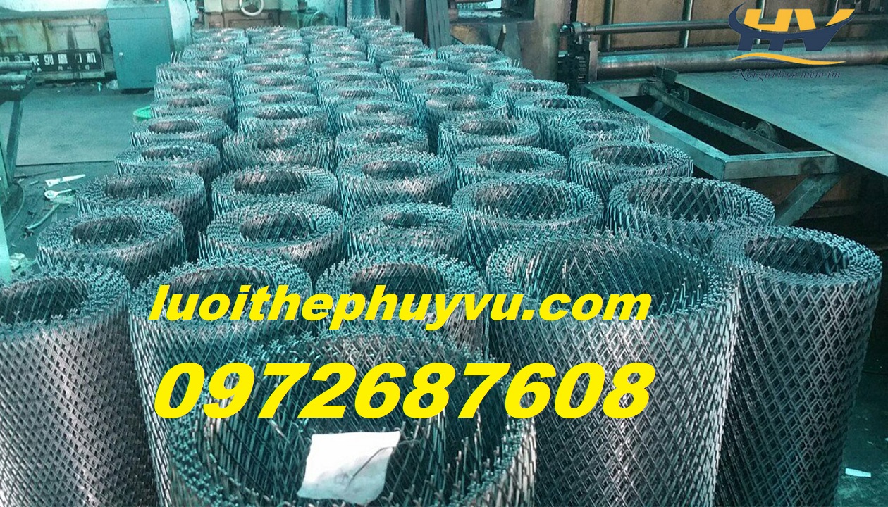 Lưới mắt cáo thép, lưới hình thoi, lưới dập giãn XG tại Bình Dương