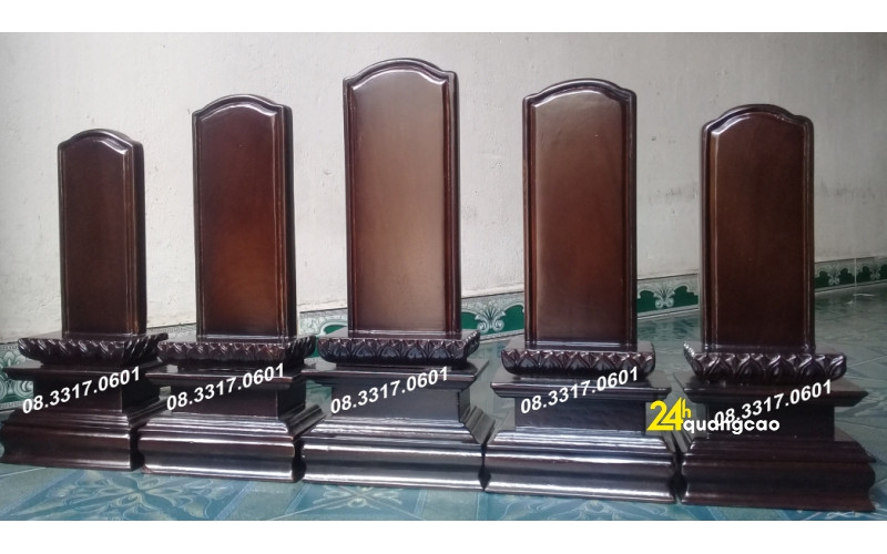 Bán bài vị thờ bằng gỗ, linh vị thờ, bán bài vị gỗ tốt tại Sài Gòn