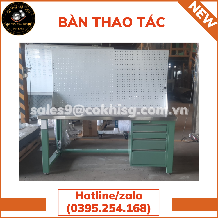 Bàn thao tác cơ khí chuyên dụng mẫu mới nhất