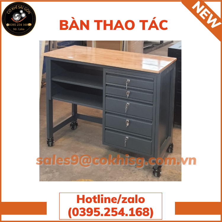 Bàn thao tác cơ khí chuyên dụng mẫu mới nhất