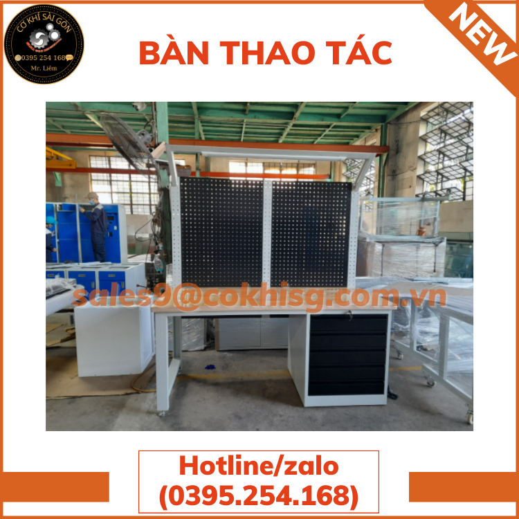 Bàn thao tác cơ khí chuyên dụng mẫu mới nhất