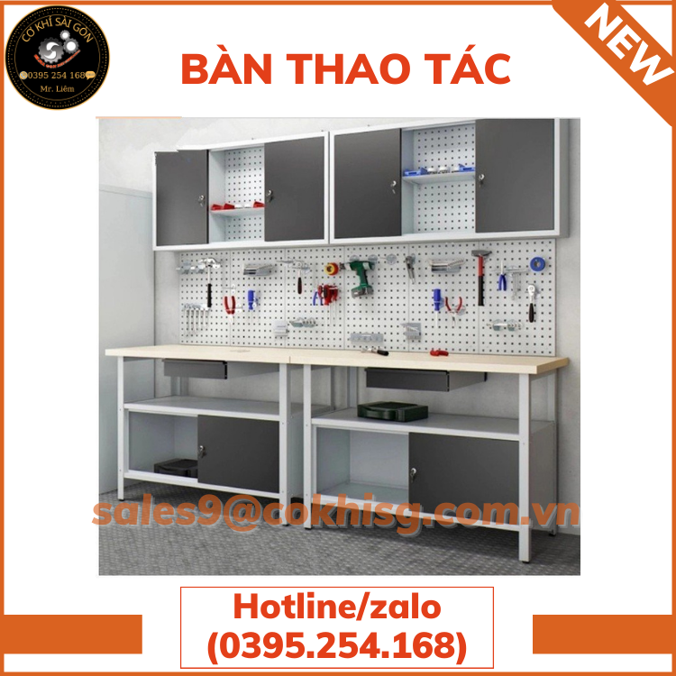 Bàn thao tác cơ khí chuyên dụng mẫu mới nhất