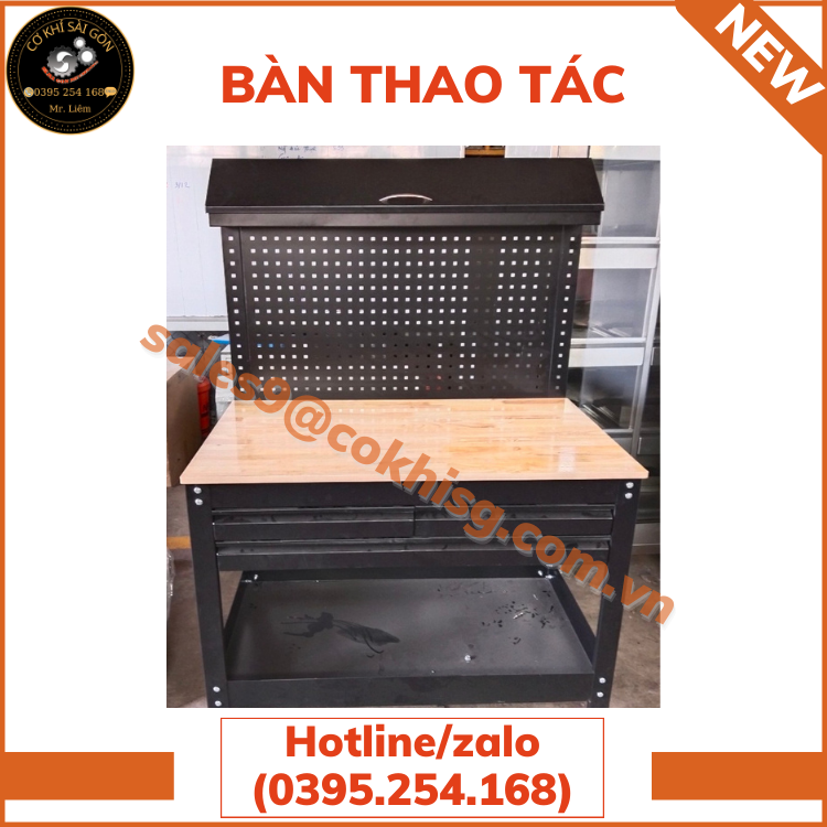 Bàn thao tác cơ khí chuyên dụng mẫu mới nhất