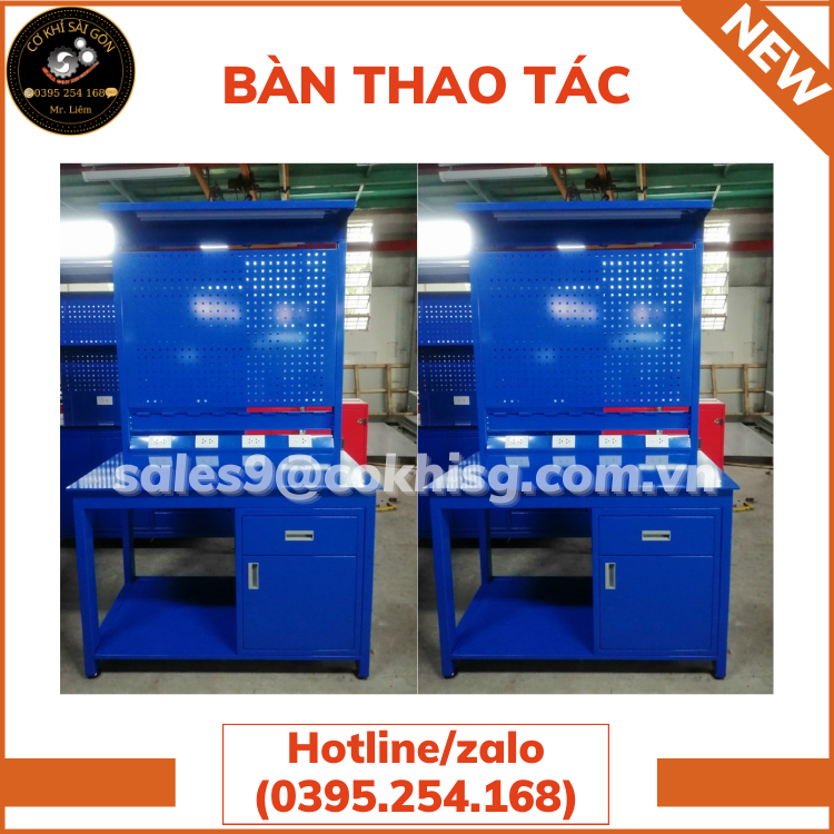Bàn thao tác cơ khí chuyên dụng mẫu mới nhất