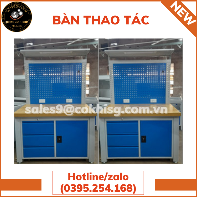 Bàn thao tác cơ khí chuyên dụng mẫu mới nhất