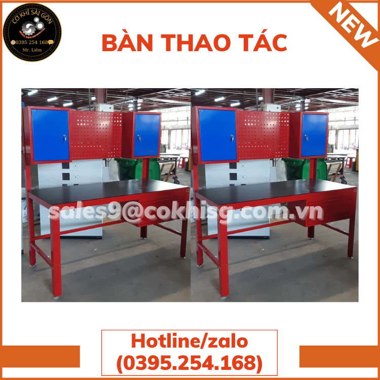 Bàn thao tác cơ khí chuyên dụng mẫu mới nhất