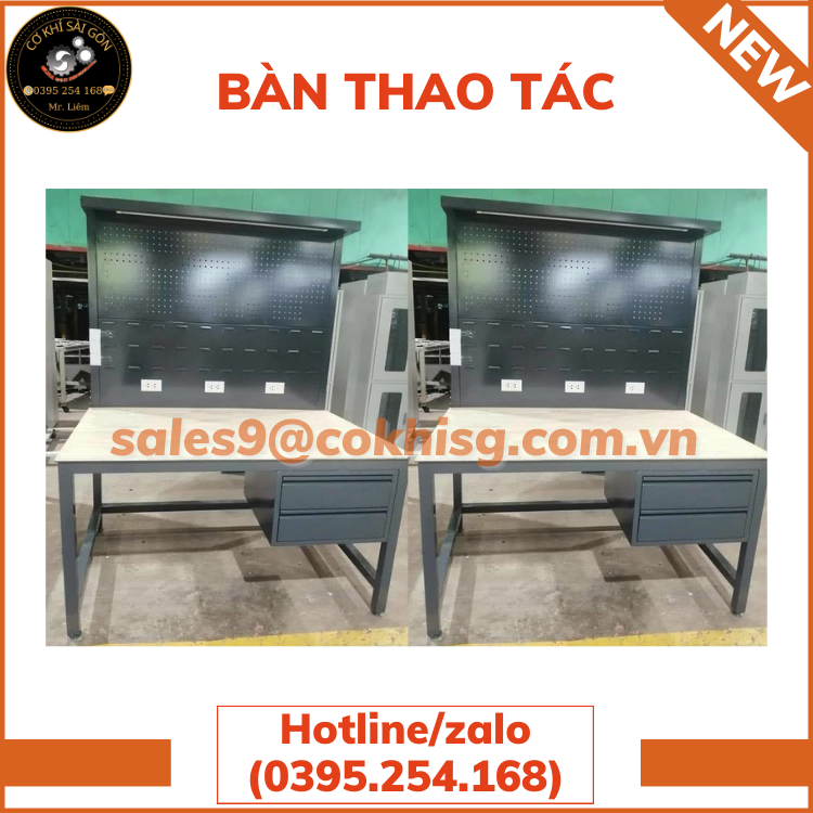 Bàn thao tác cơ khí chuyên dụng mẫu mới nhất