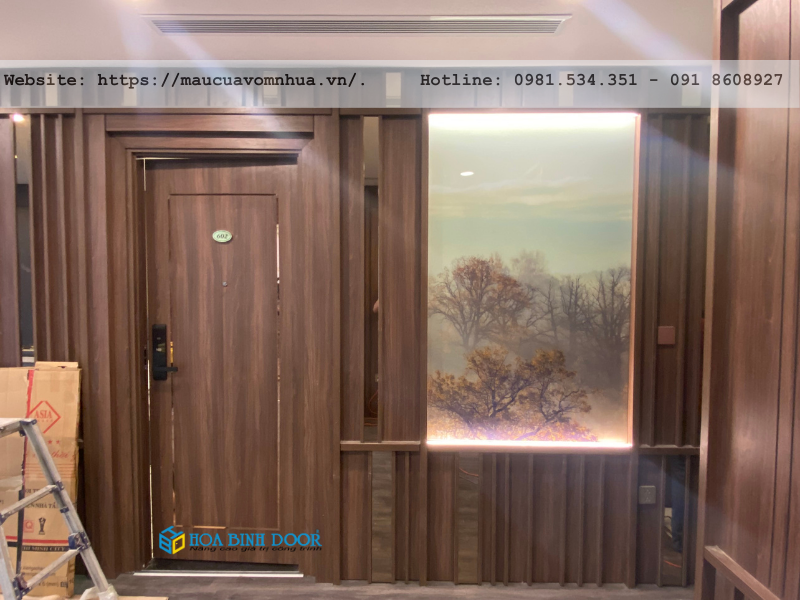Cửa gỗ MDF Melamine tại quận 6 - Cửa gỗ công nghiệp