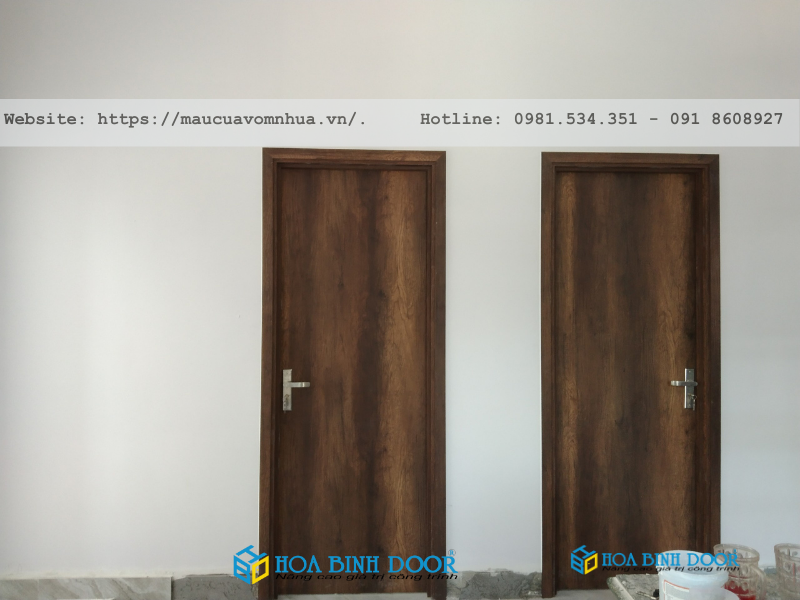 Cửa gỗ MDF Melamine tại quận 6 - Cửa gỗ công nghiệp