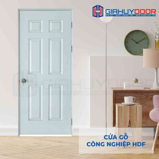 Cửa gỗ công nghiệp HDF Giahuydoor chất lượng