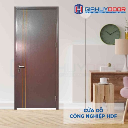Cửa gỗ công nghiệp HDF Giahuydoor chất lượng