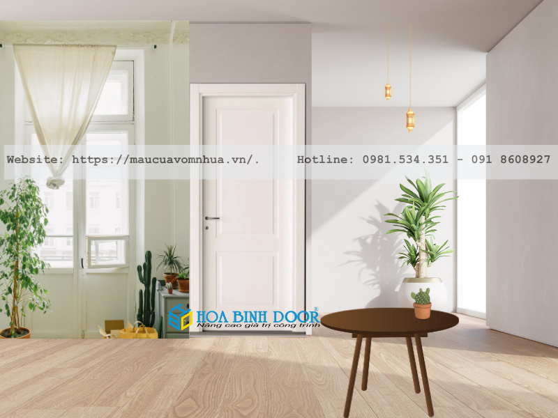Cửa gỗ MDF sơn tại quận 5 - Cửa gỗ công nghiệp