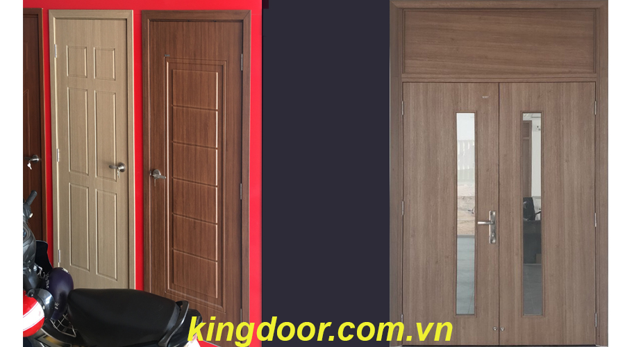 Cửa nhựa giả gỗ tại Nha Trang - kháng nước 100%