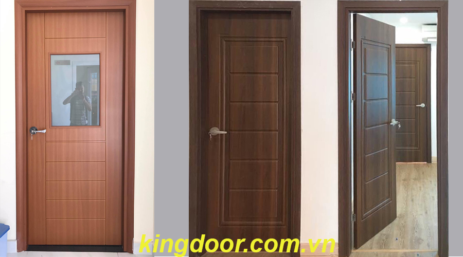Cửa nhựa giả gỗ tại Nha Trang - kháng nước 100%