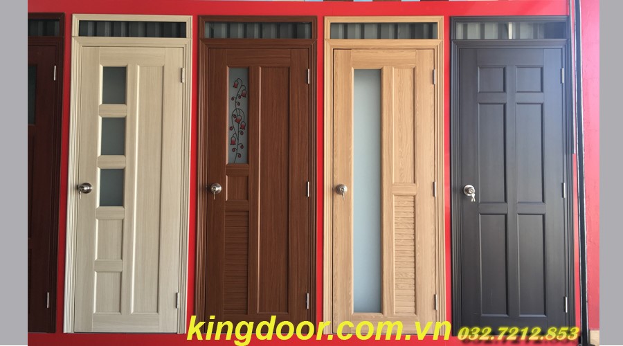 Cửa nhựa giả gỗ tại Nha Trang - kháng nước 100%