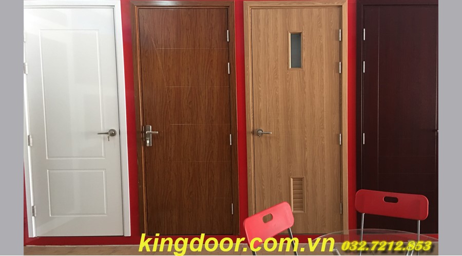 Cửa nhựa giả gỗ tại Nha Trang - kháng nước 100%