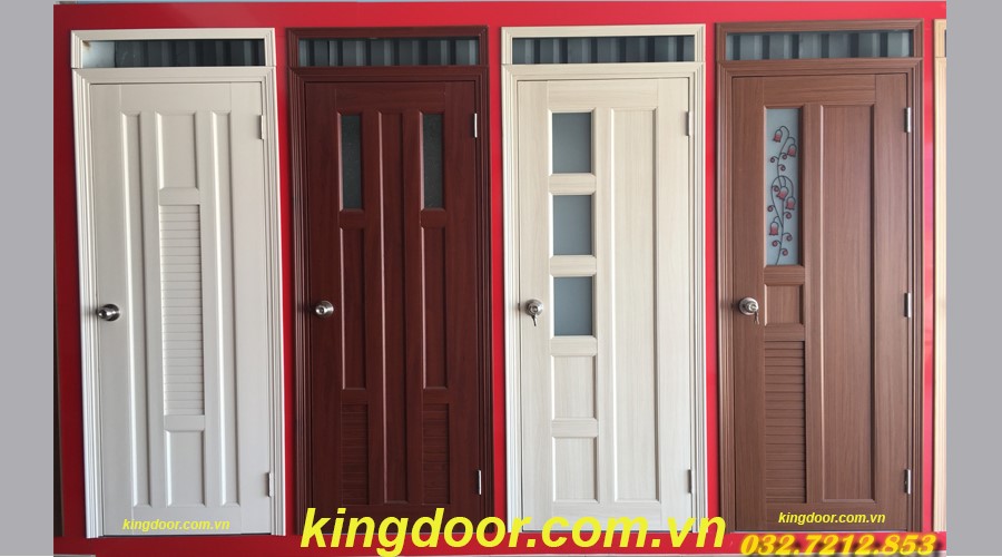 Cửa nhựa giả gỗ tại Nha Trang - kháng nước 100%