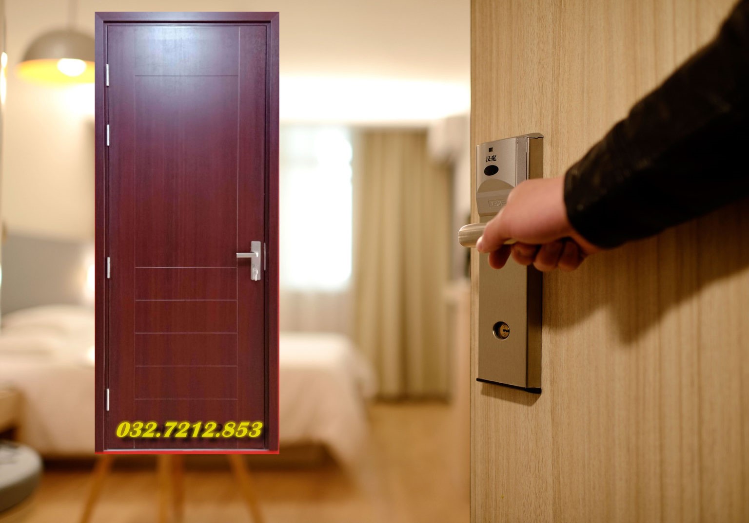 Cửa nhựa giả gỗ tại Nha Trang - kháng nước 100%