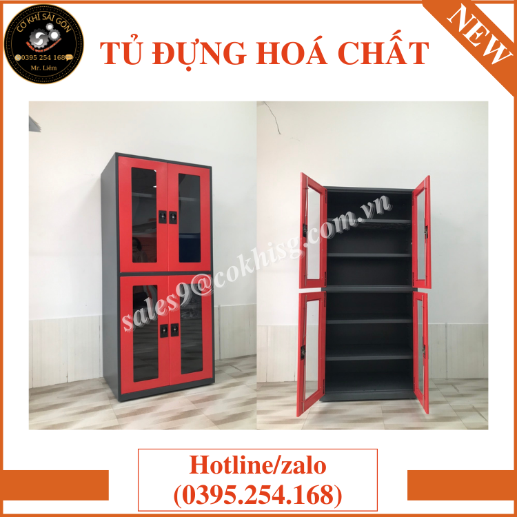 Tủ đựng hoá chất mẫu mới nhất trong năm 2023