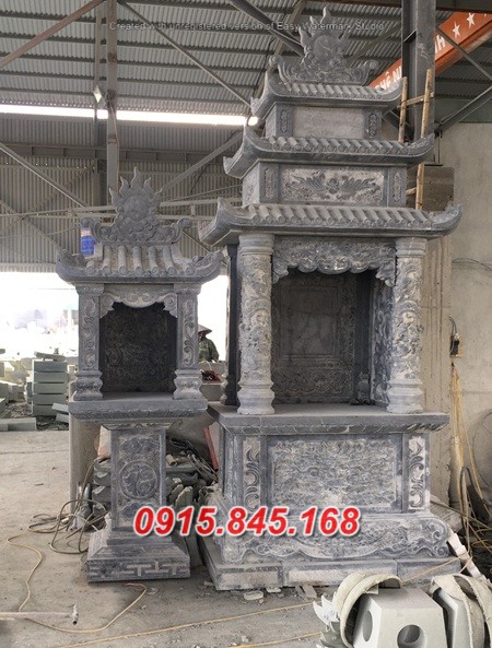 sài gòn bán mẫu 17 miếu am trang bàn thờ ông thiên địa thần tài đá