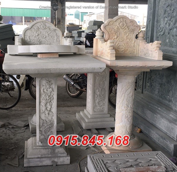 sài gòn bán mẫu 17 miếu am trang bàn thờ ông thiên địa thần tài đá
