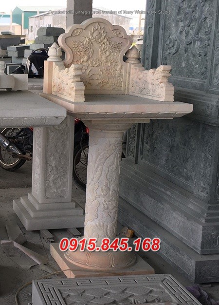 sài gòn bán mẫu 17 miếu am trang bàn thờ ông thiên địa thần tài đá