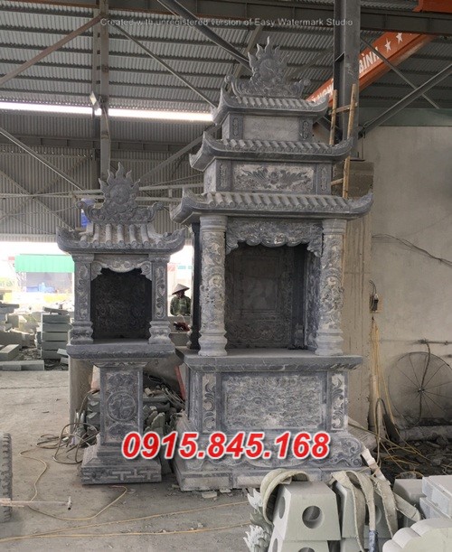 sài gòn bán mẫu 17 miếu am trang bàn thờ ông thiên địa thần tài đá