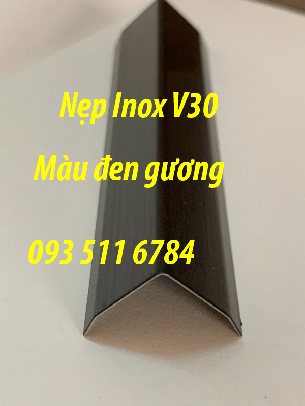 Nẹp Inox chữ U cho ron gạch nẹp trang trí Inox V ốp góc tường