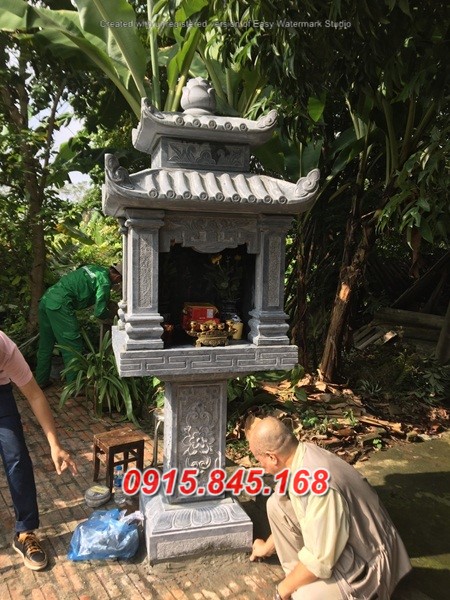 mẫu 616 miếu thờ đá đẹp ninh bình bán cây hương am khóm củng thờ