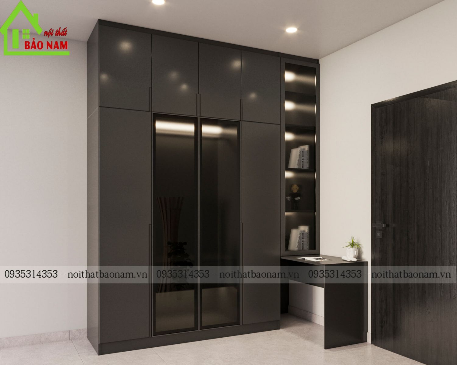 Mẫu tủ áo cánh kính giá rẻ - đẹp - hiện đại mới nhất theo xu hướng