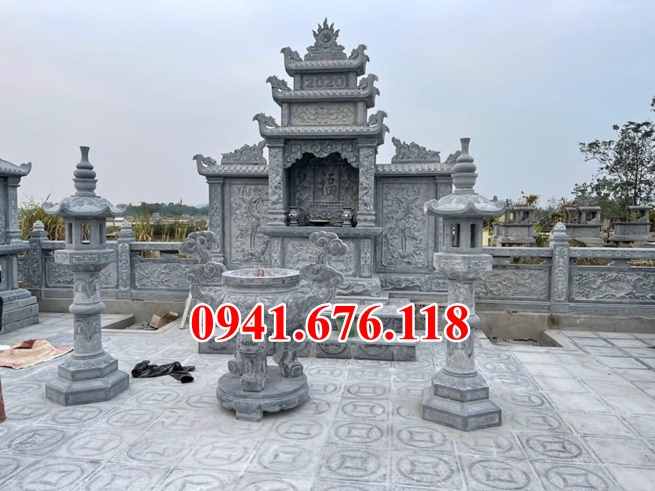 mẫu 423 mộ đá bán kon tum mồ mả dòng họ ông bà ba má tro cốt song thân
