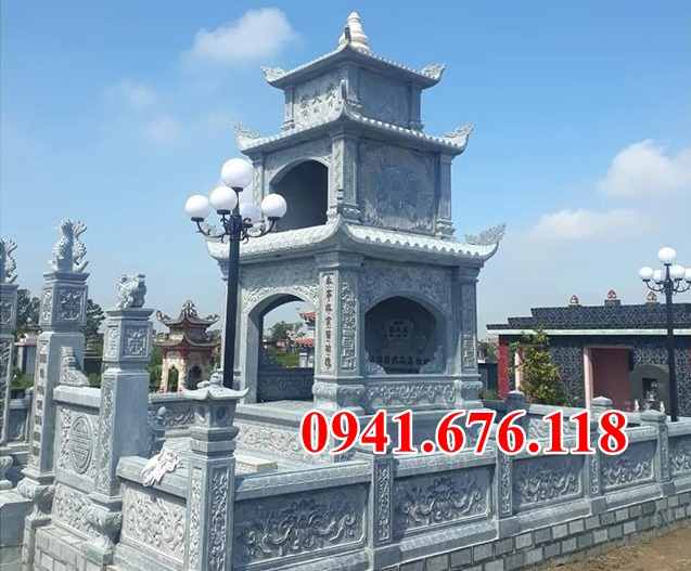 Mẫu 119+ lăng mộ bằng đá bán bình phước nhà mồ gia đình bố mẹ ba má