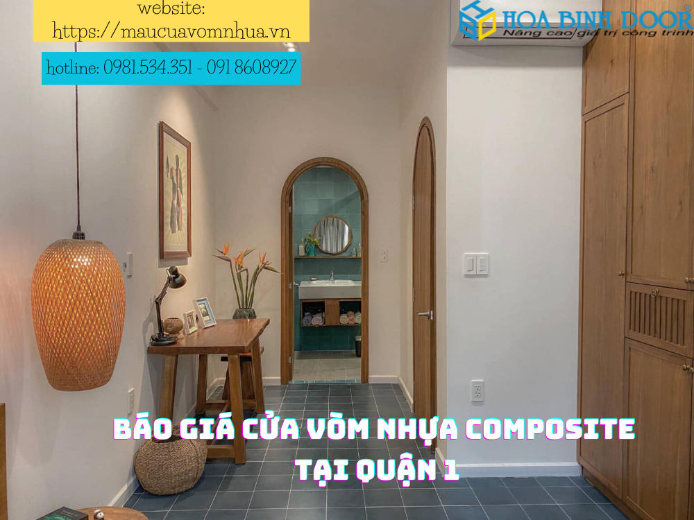 Cửa vòm nhựa tại quận 8 - Cửa nhựa giả gỗ