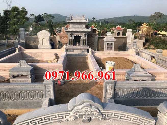 Mẫu lăng mộ đá tự nhiên nguyên khối đẹp bán tại khánh hoà