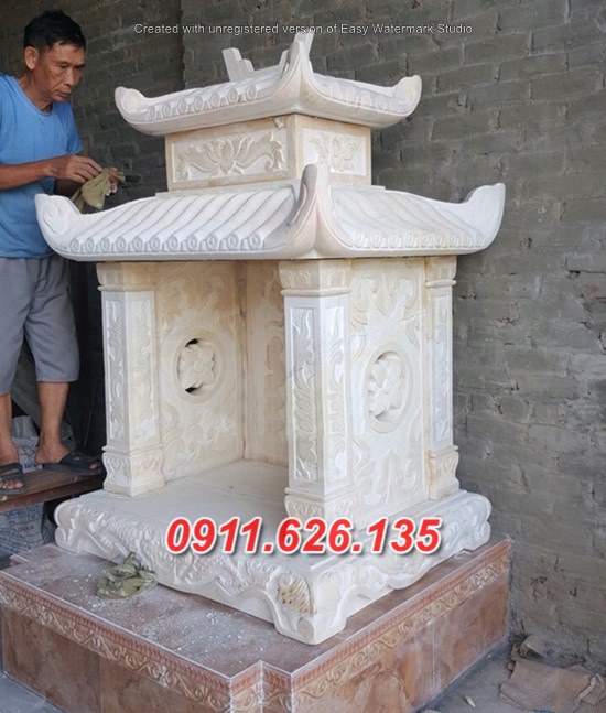 Mẫu am thờ đá tự nhiên nguyên khối đẹp bán tại trà vinh