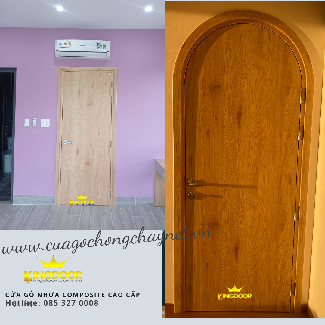 Giá cửa nhựa composite tại Nha trang - mẫu cửa đẹp, sang trọng