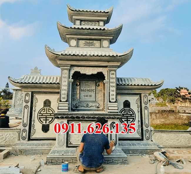 Mẫu lăng mộ đá tự nhiên cao cấp đẹp bán vũng tàu