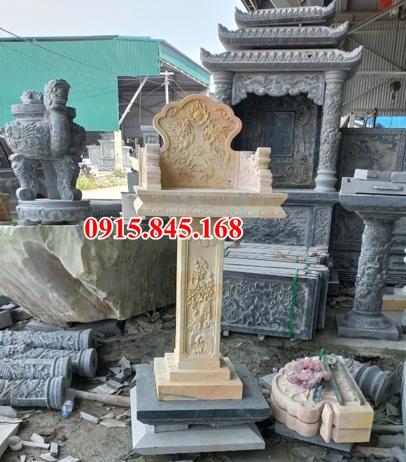 Mẫu 615 miếu đá thờ sơn thần linh bán hậu giang bàn thờ ông thiên địa