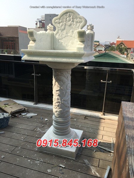 Mẫu 615 miếu đá thờ sơn thần linh bán hậu giang bàn thờ ông thiên địa