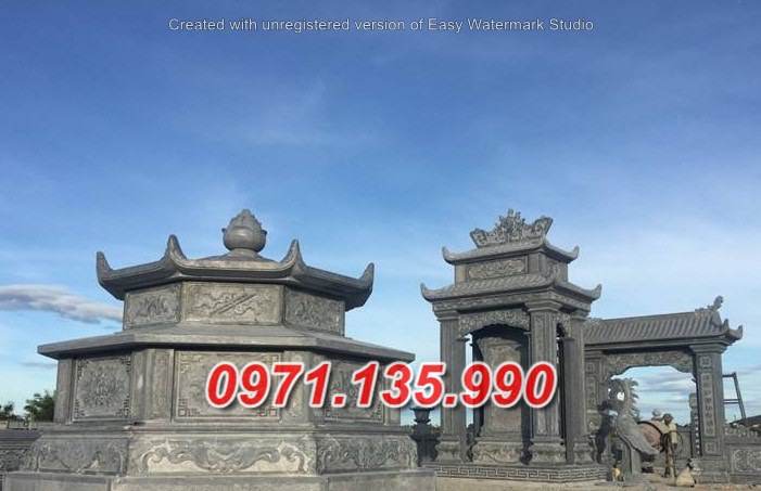 32 mẫu mộ đá lục lăng bát giác đá tự nhiên nguyên khối bán vũng tàu