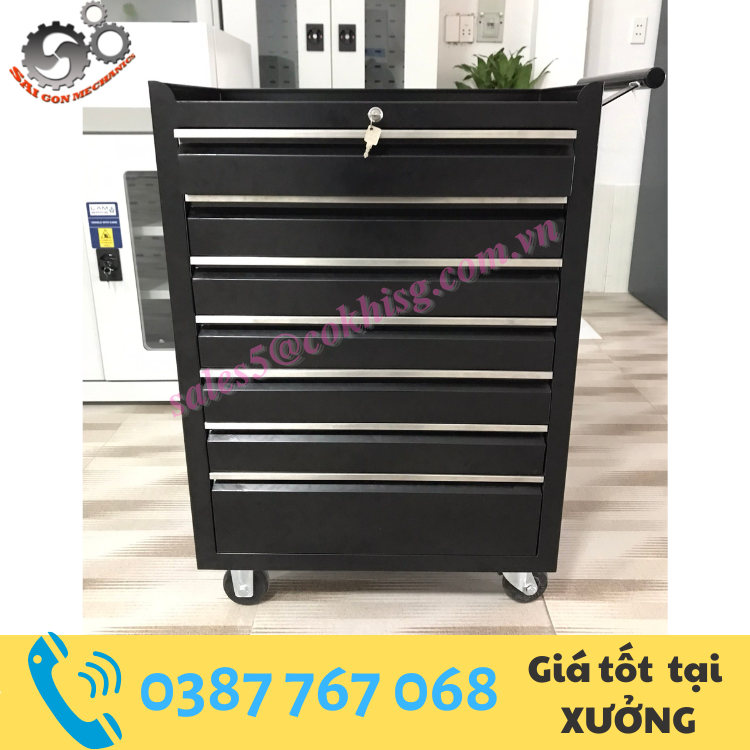 Xe đẩy dụng cụ đồ nghề 7 ngăn model: cksg-8405