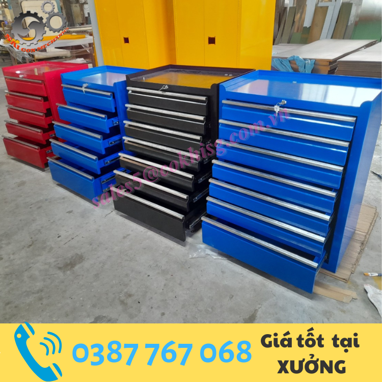 Xe đẩy đồ nghề 7 ngăn