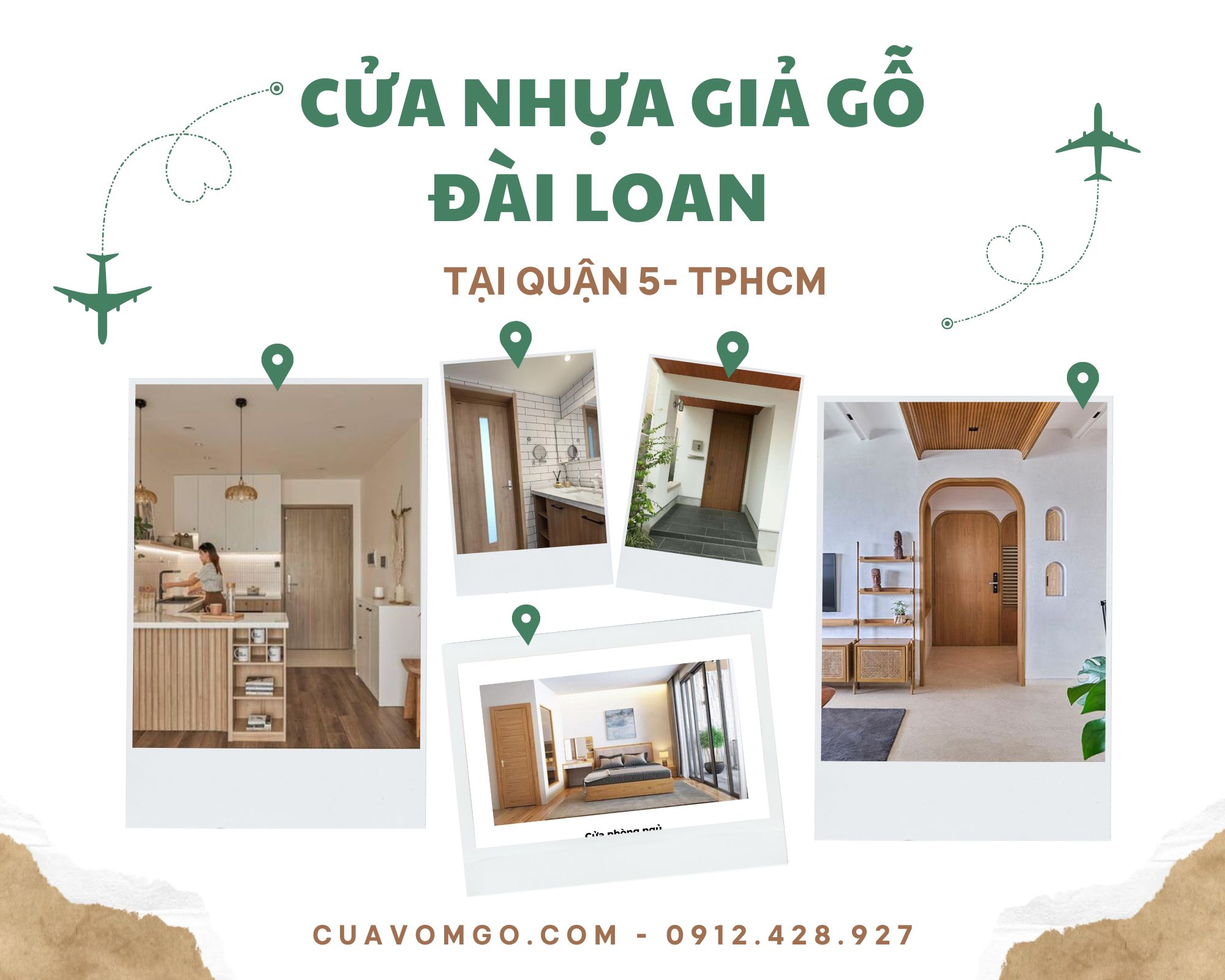 Cửa nhựa Đài Loan tại Quận 5  cửa nhựa giá rẻ
