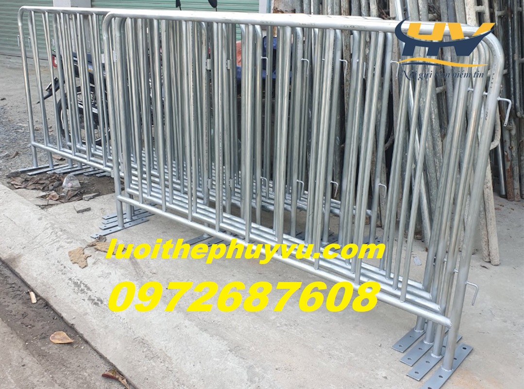 Hàng rào di động, khung rào chắn di động, barie sự kiện tại Long An