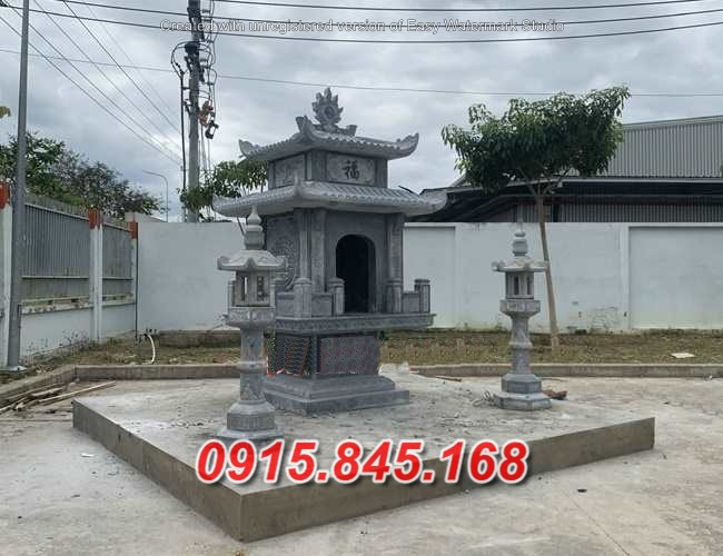 Mẫu 717 miếu thờ đá đẹp bán cần thơ am cây hương trang khóm
