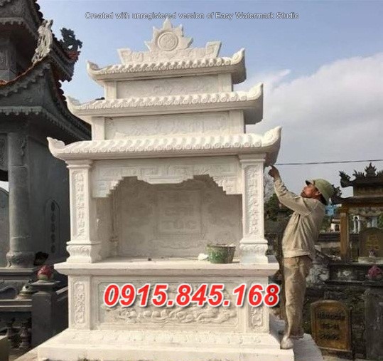Mẫu 717 miếu thờ đá đẹp bán cần thơ am cây hương trang khóm