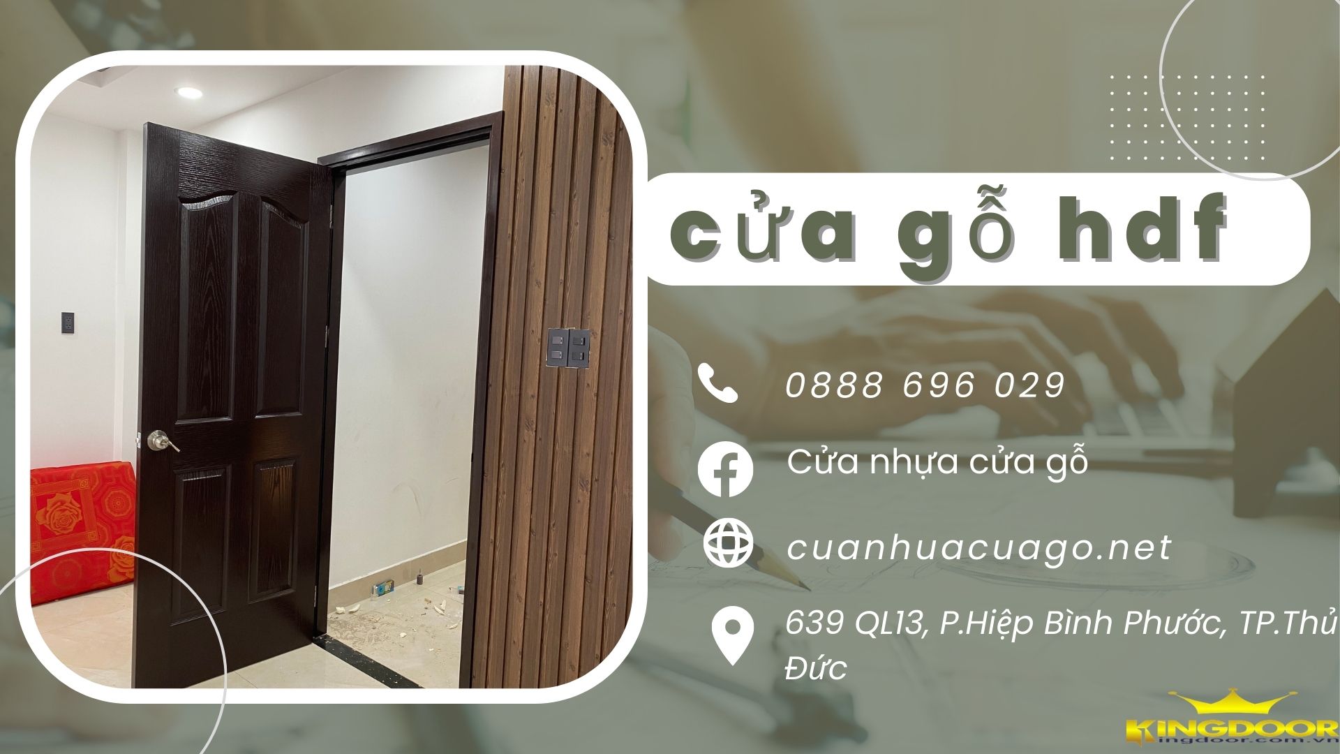 báo giá cửa gỗ HDF sơn tại Nha Trang Cửa gỗ công nghiệp