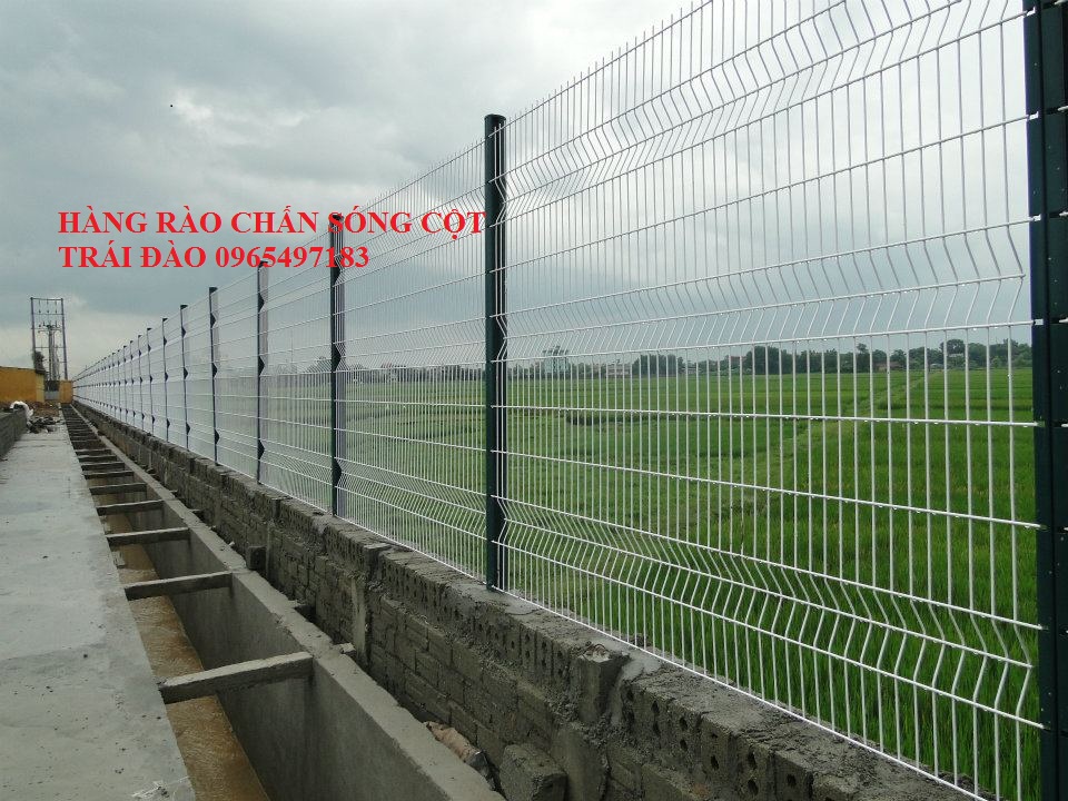 Hàng rào lưới thép mạ kẽm, Hàng rào lưới thép sơn tĩnh điện